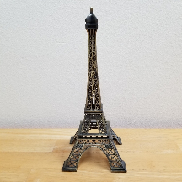 #1140 New Vintage Look Metal 12.25" Eiffel Tower - Picture 7 of 8